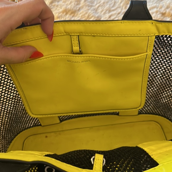 Michael Kors Neon Mesh Tote - Picture 5 of 7